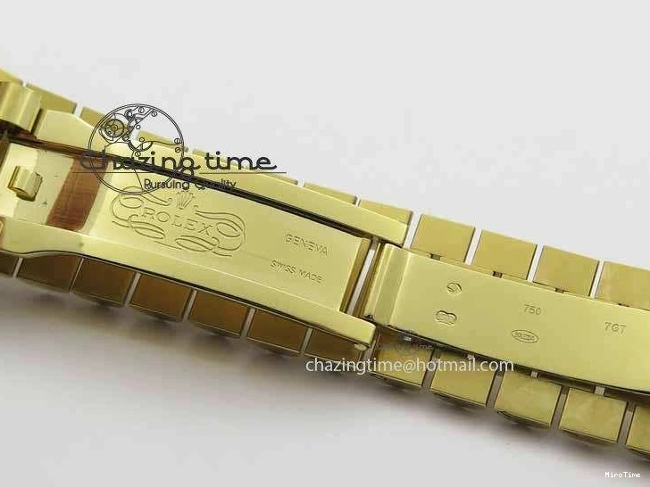 MiroTime 0427 Cozy Day-Date 40mm 228238 YG Noob 1:1 Best Edition Silver Dial On YG President Bracelet A 3710